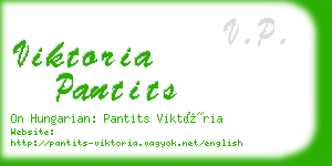 viktoria pantits business card